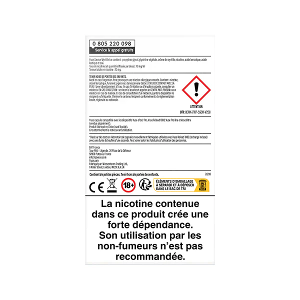 Recharge Gamme Intense Saveur Myrtille Ice - Image 9