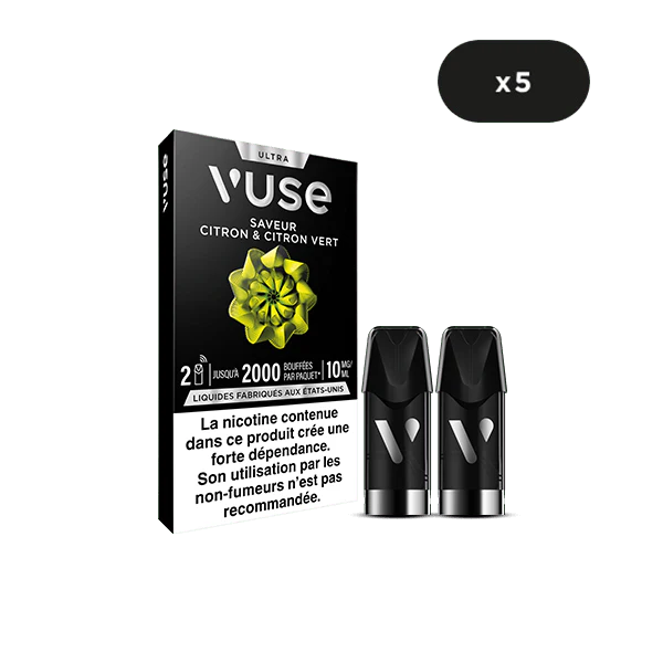 Vuse Ultra Saveur Citron & Citron Vert - Image 3